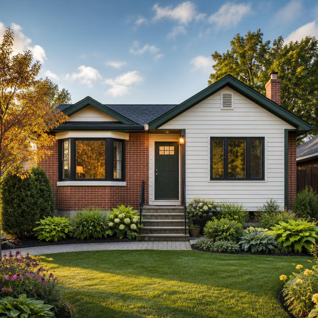 Insulated siding planning example, AI-generated illustrative after example